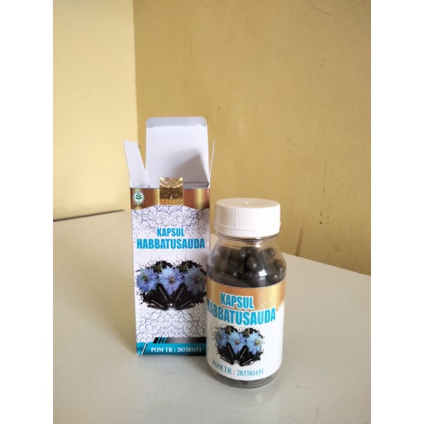 Kapsul Habbatussauda Serbuk