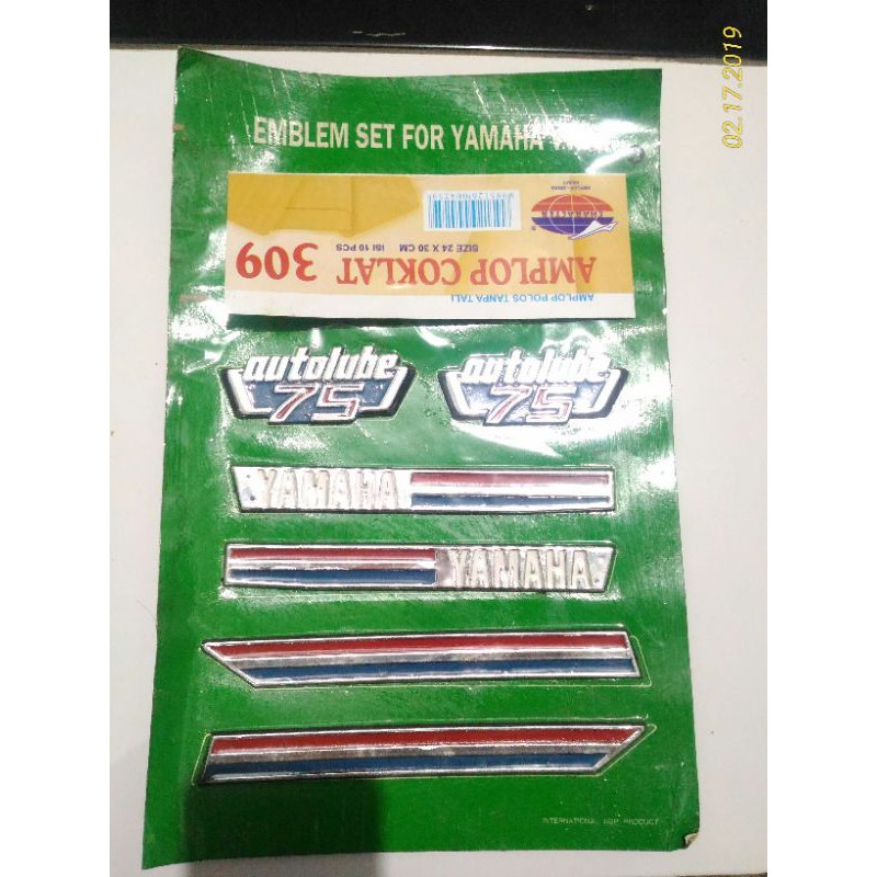 Emblem Yamaha V75 - Tanpa Emblem Sayap