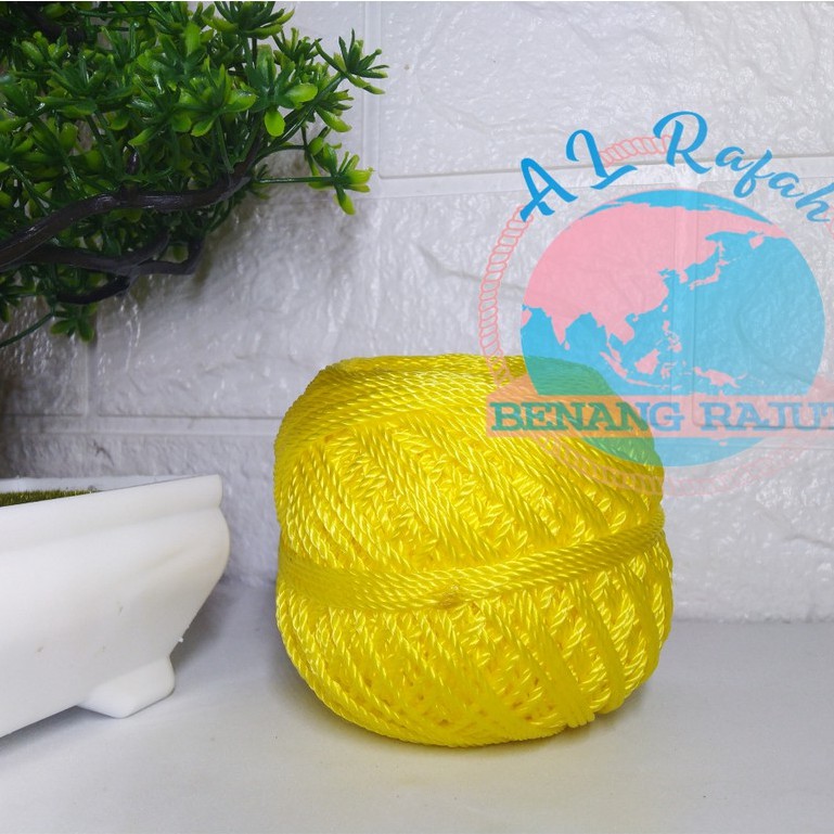 ALRAFAH - BENANG RAJUT NILON PP KUNING LEMON