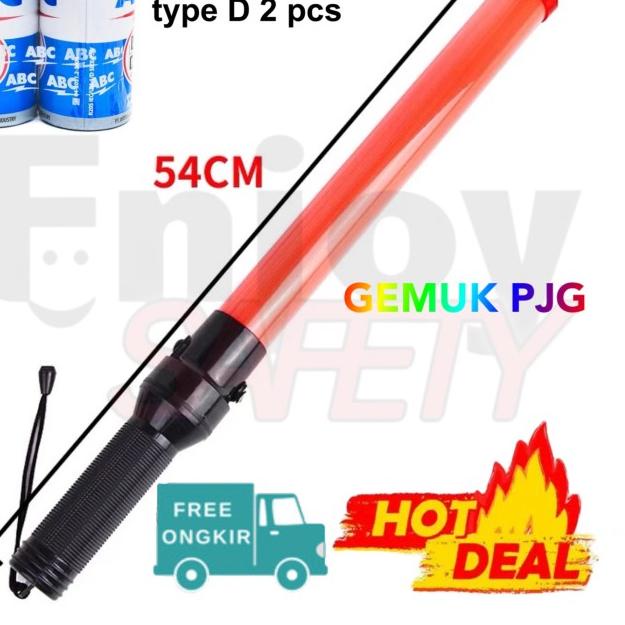 Tongkat Parkir Lalin Stik Parkir/ Stun-gun 41cm dan 54 cm - 41 cm