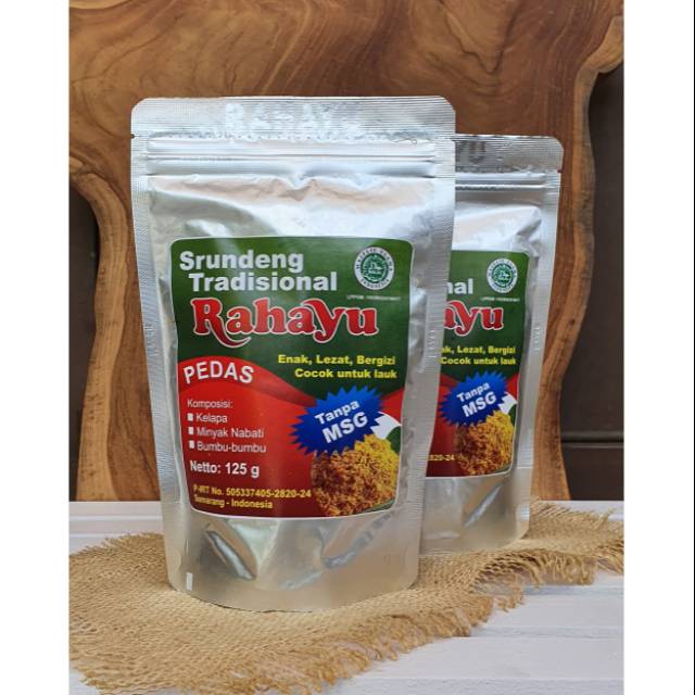 

SRUNDENG / SERUNDENG KELAPA Pedas RAHAYU Non MSG MAKANAN SIAP SAJI