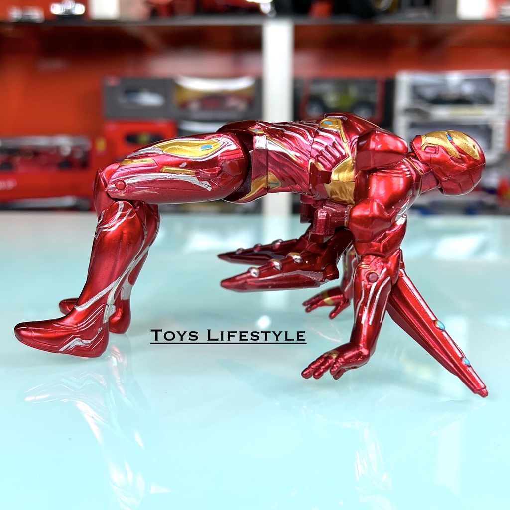 Pajangan Mainan Action Figure Iron Man Mark 50 MK 50 Avengers (Murah &amp; Bagus)