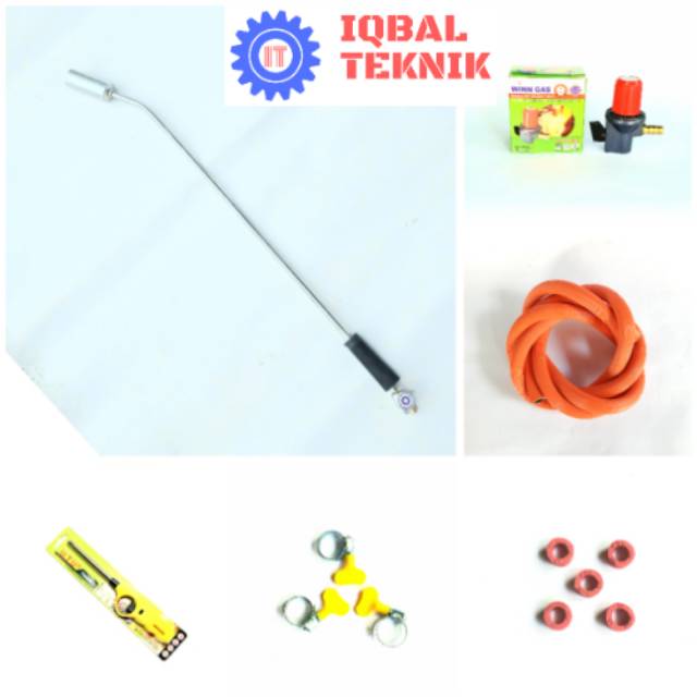 KOMPOR TIKUS 1 METER - KOMPOR BAKAR 100 CM KOMPLIT