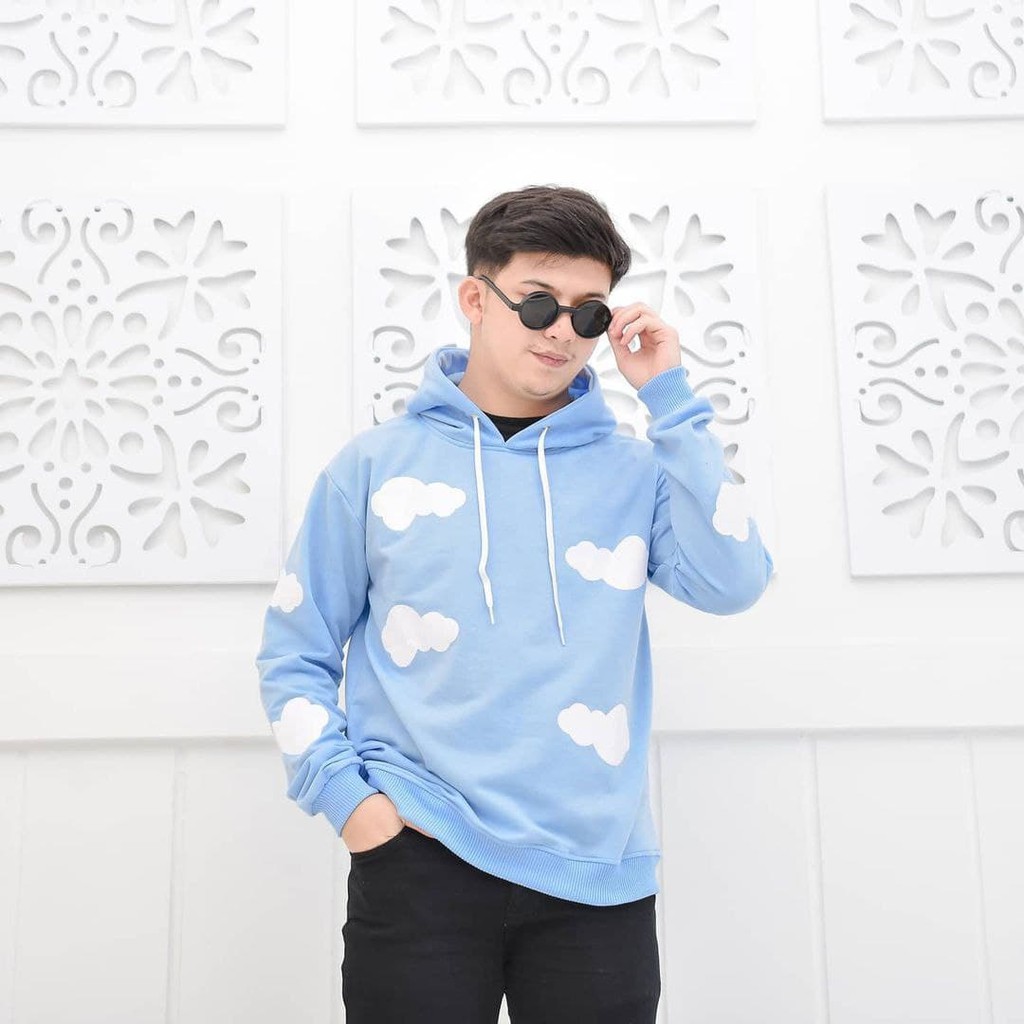 Nara Grosir - Cloud Sky Series l Sweater Polos l Sweater Pria dan Wanita