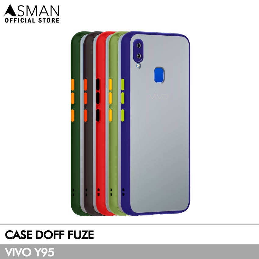 Asman Case Vivo Y95 Doff Fuze Premium Shield Protector