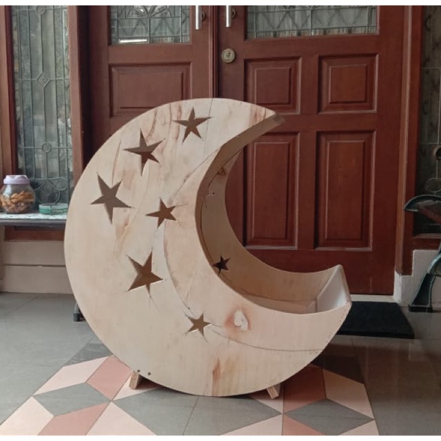 Box bayi bulan , box bayi kayu , box baby