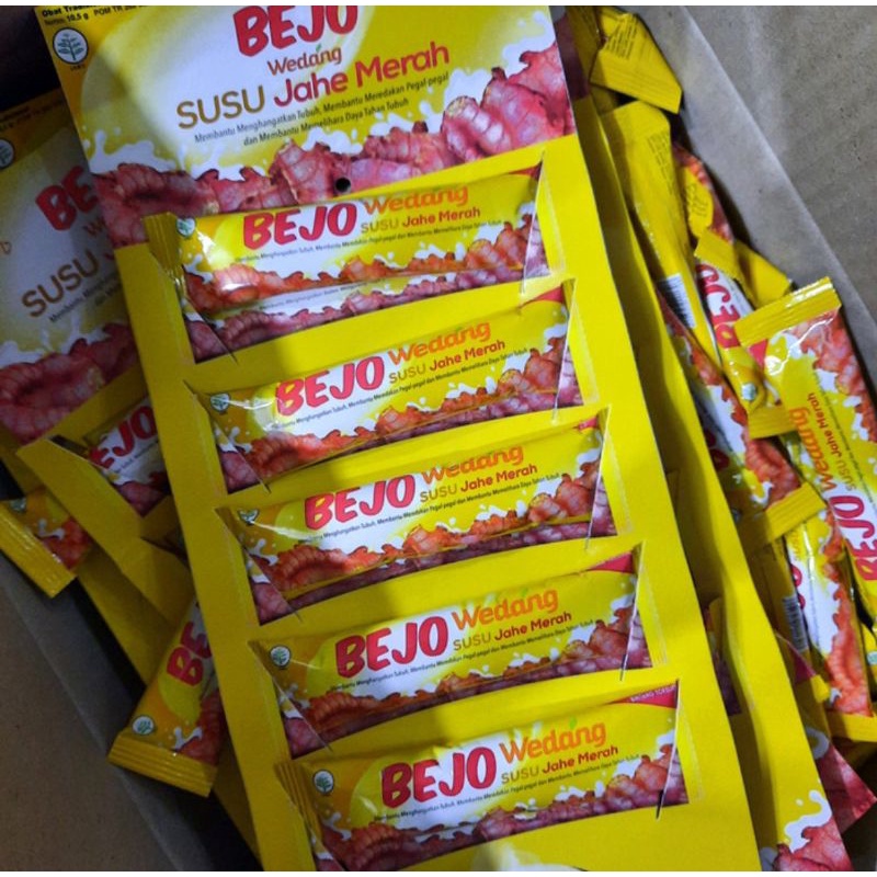 BEJO SUSU JAHE MERAH 5 PCS