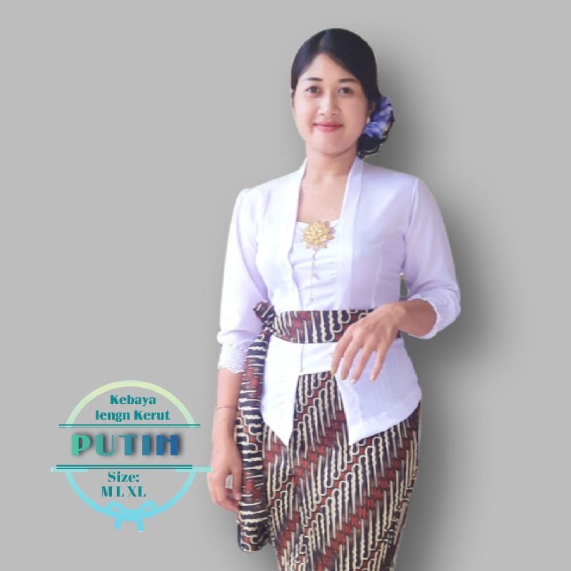 kebaya bali kebaya jadi tangan kerut