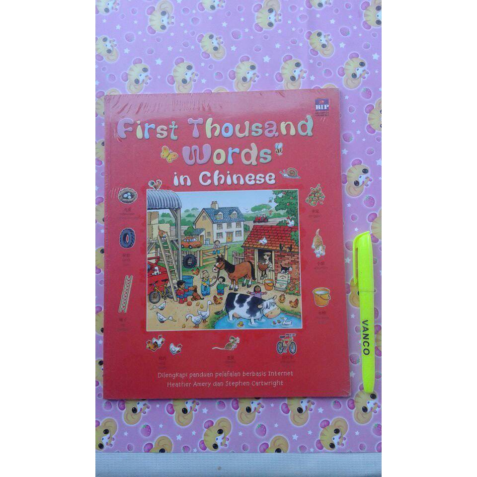 First Thousand Words in Chinese