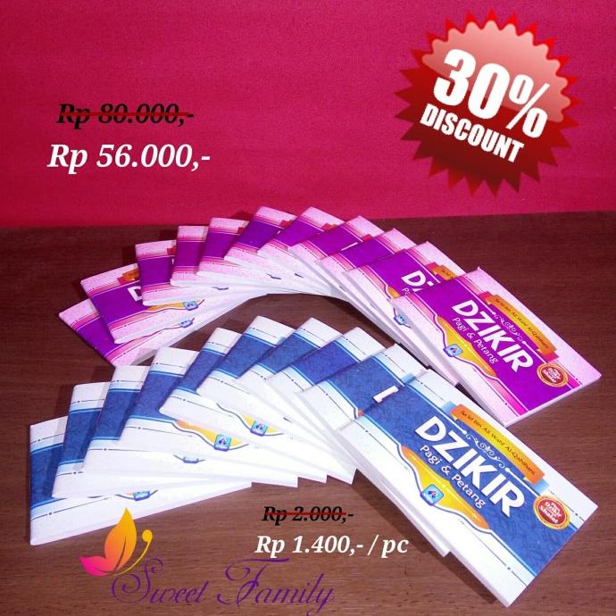 

[[COD]] Buku Dzikir Pagi Dan Petang Plus Dzikir Setelah Shalat 1 Pack TERPERCAYA Kode 1192