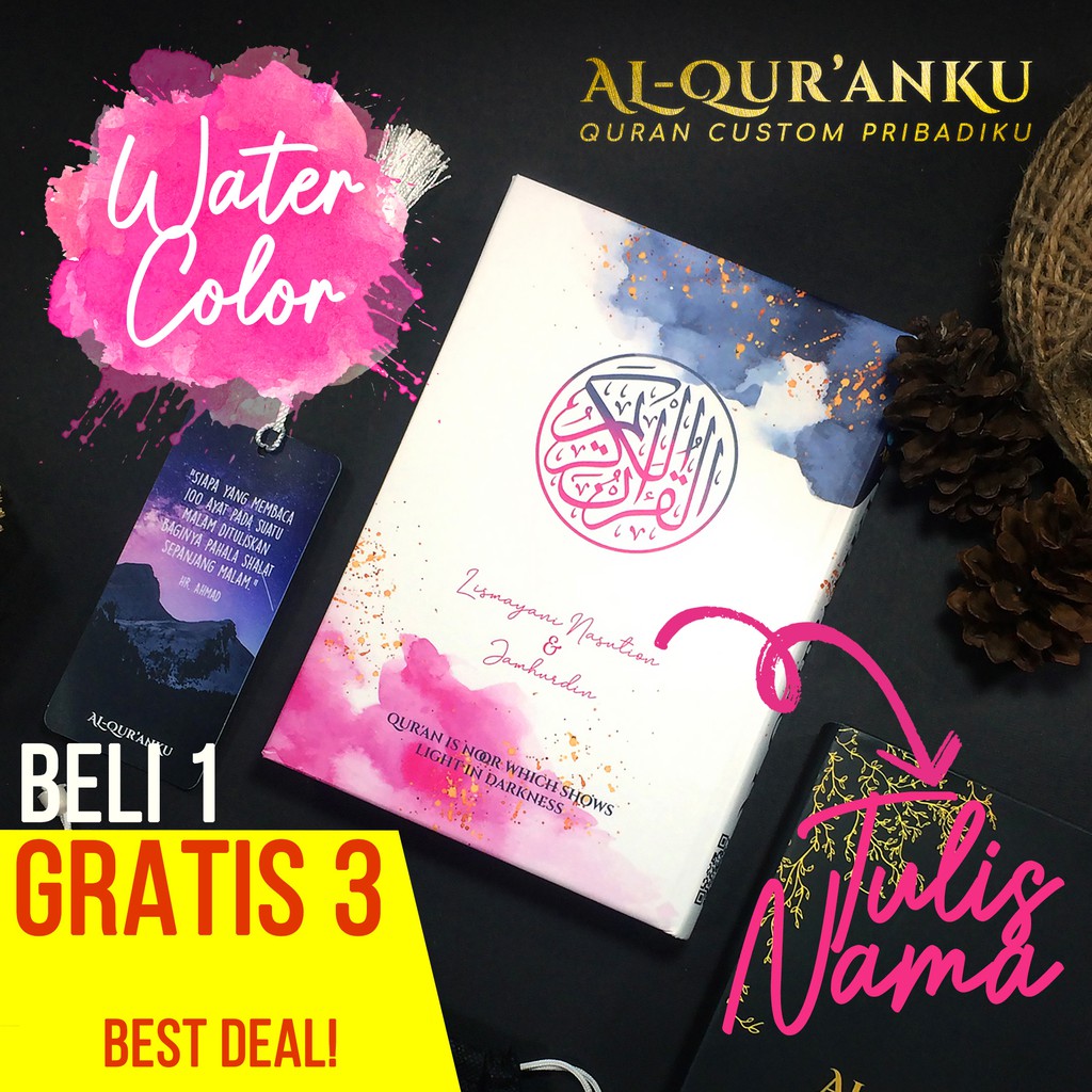 QURAN CUSTOM AL QURAN CUSTOM AL QURAN SESERAHAN AL QURAN WAQAF