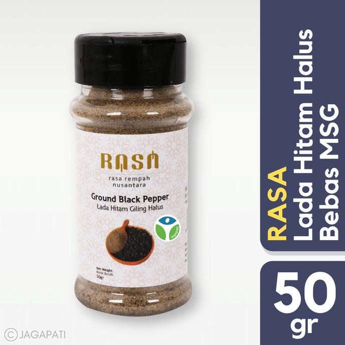 

RASA - Ground Black Pepper - Lada HItam Giling - Bumbu Dapur - 50 gr