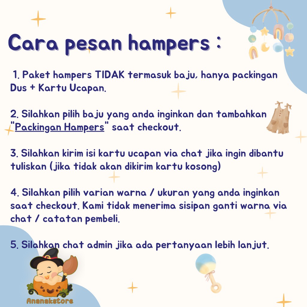 PAKET HAMPERS / PAKET KADO / BUNGKUS KADO / KADO bayi / HAMPERS bayi HM