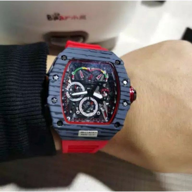 Jual RM CARBON JAM TANGAN PRIA JAM MEWAH JAM MURAH Shopee