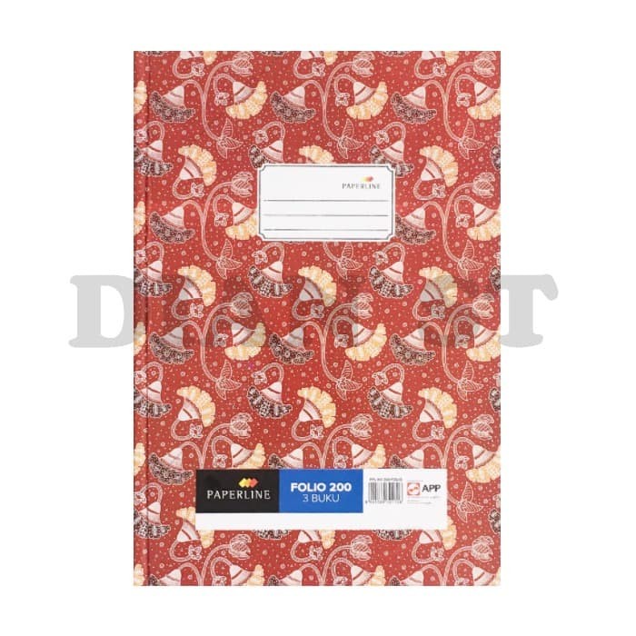 

Cantik Paperline Buku Hard Cover Folio 200 Lembar / Buku Akuntansi - Pc Terlaris