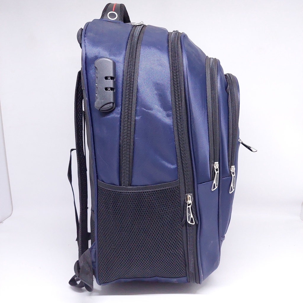 Tas Polo Gem SUPER JUMBO 20&quot; / Ransel Laptop PoloGem USB + EKSPANDING + Kunci Nomor MURAH BARU 20&quot; / Tas Laptop Polo Gem MURAH / Tas Kerja Polo GEM kanvas 20 inchi KUNCI NOMOR USB EKSPANDING BESAR MURAH ORI/ TAS BERANGKAT POLOGEM JUMBO EKSPANDING KUNCI NO