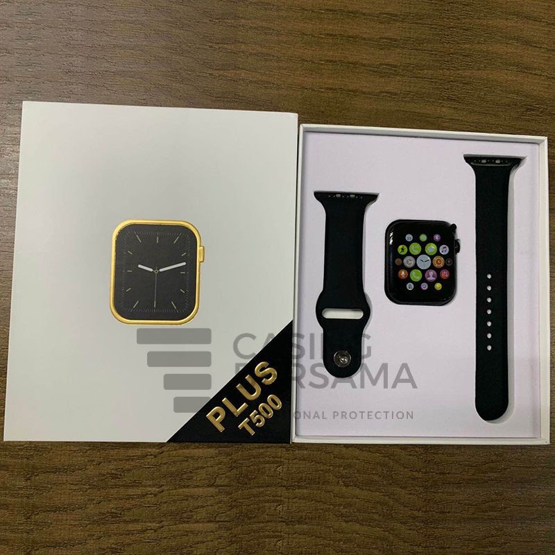 Smartwatch T500 PLUS TERBARU PREMIUM  BLUETOOTH CALL ANDROID &amp; IOS TOUCHSCREEN