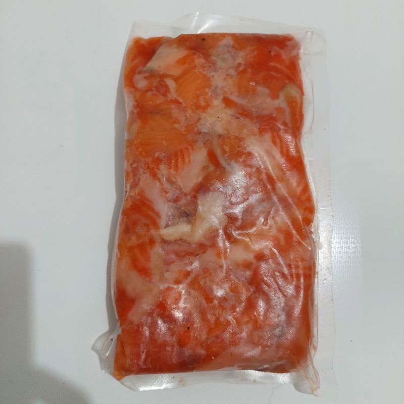 

Salmon Fillet/Scrap Tetelan Ikan Salmon 500gr