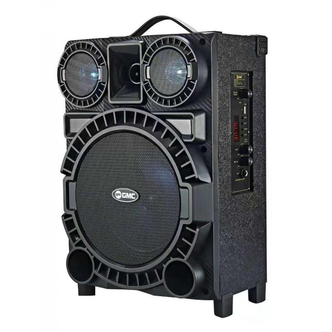 SPEAKER KARAOKE KOPER GMC 897S / 897 S BLUETOOTH 8 INCH MIC - GARANSI RESMI