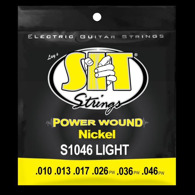 Senar gitar 1046 LIGHT POWER WOUND NICKEL ELECTRIC SIT STRING