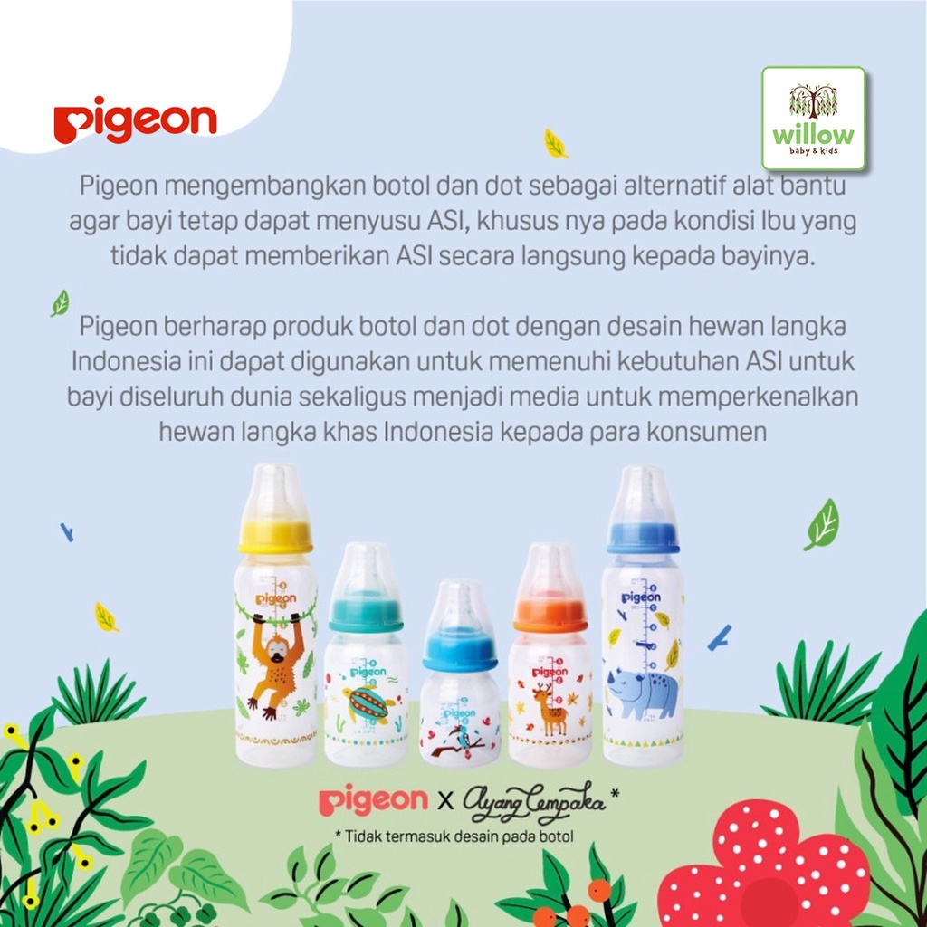 RK Botol Susu & Dot - Pigeon Bottle PP RP with Nipple 120ml