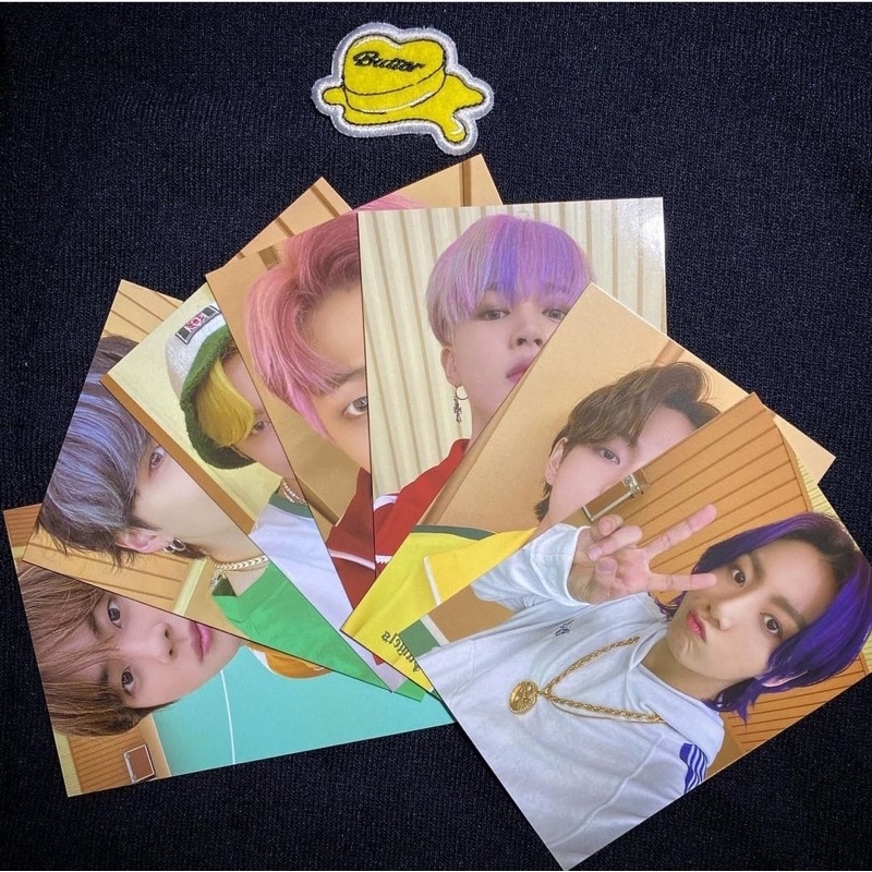 BTS -  SHARING PC CARDIGAN BUTTER READYSTOCK