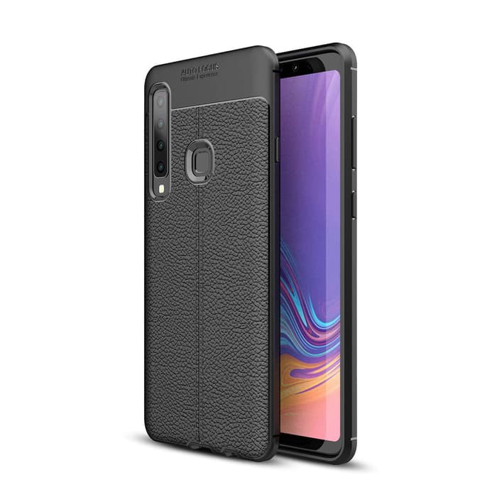 Case Samsung A9 2018 AutoFocus Carbon Silikon Leather