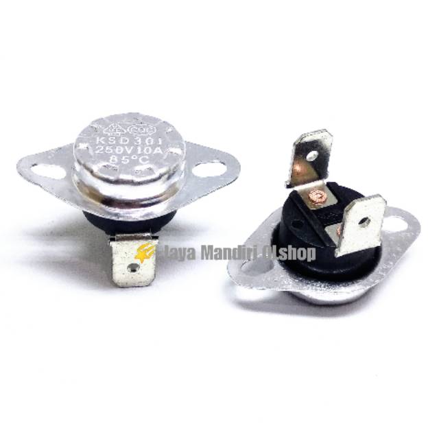 Termostat  / Thermostat Bimetal Sensor Suhu Pemutus Arus Otomatis 250v 10a  85c