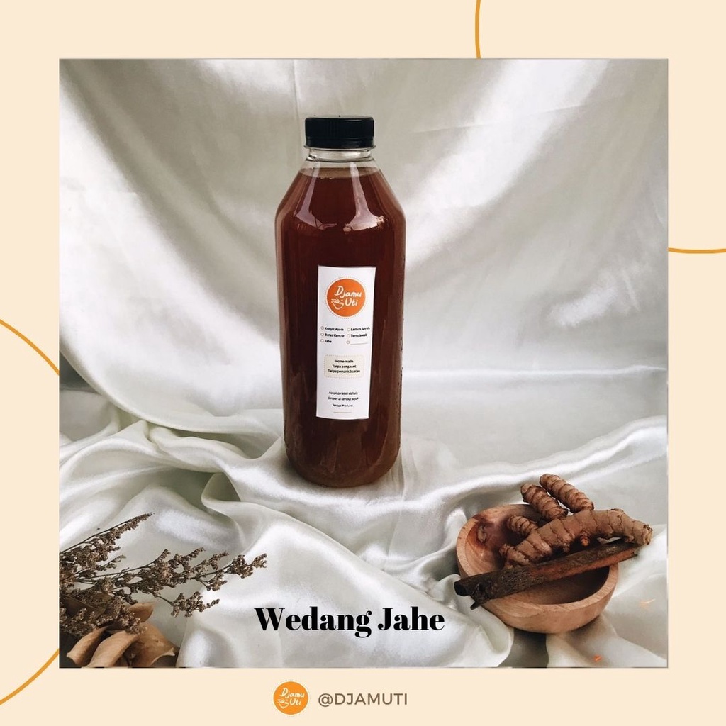 

Wedang Jahe 100% Alami Tanpa Pengawet - Djamuti Wedang Jahe 1000ml