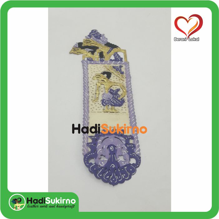 

Souvenir Pembatas Buku Wayang Ungu