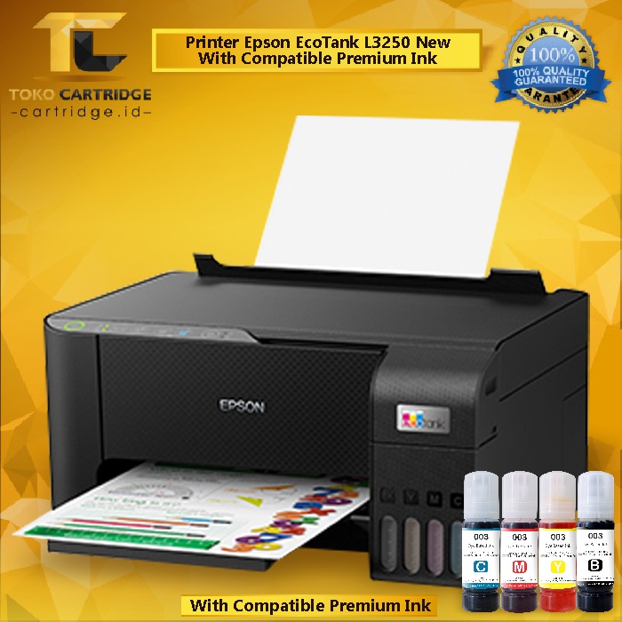 Printer Epson EcoTank L3250 WiFi All-in-One (Print - Scan - Copy) New, Pengganti Epson L3150