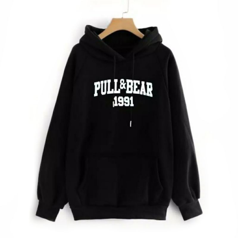 S - XXXXXL(6XL) HOODIE PULL&amp;BEAR 1991 Hoodie Pullover Pull &amp; Bear OVERSIZE S M L XL XXL XXXL 4XL 5XL Sweater Pull And Bear BIGSIZE/JAKET PRIA WANITA jumbo Fleece Premium Street Style