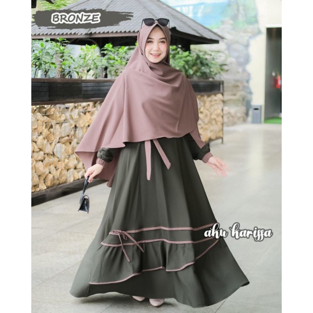 Gamis murah NAZMA SET SYAR'I Original By Aku Karissa Terbaru Tahun 2022