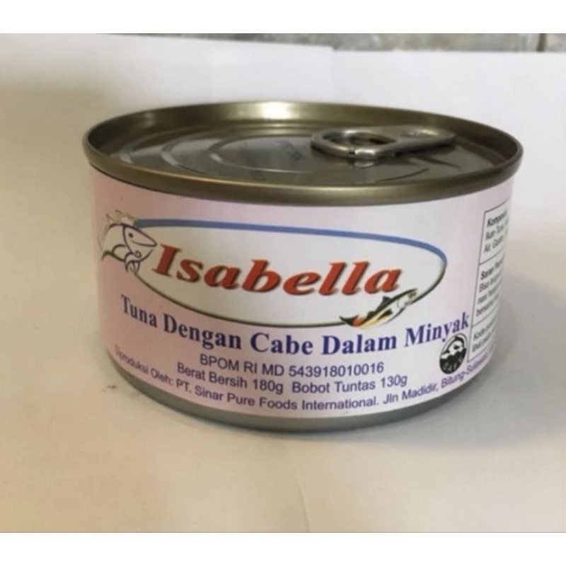 Isabella Ikan Tuna dalam kaleng 180 gr