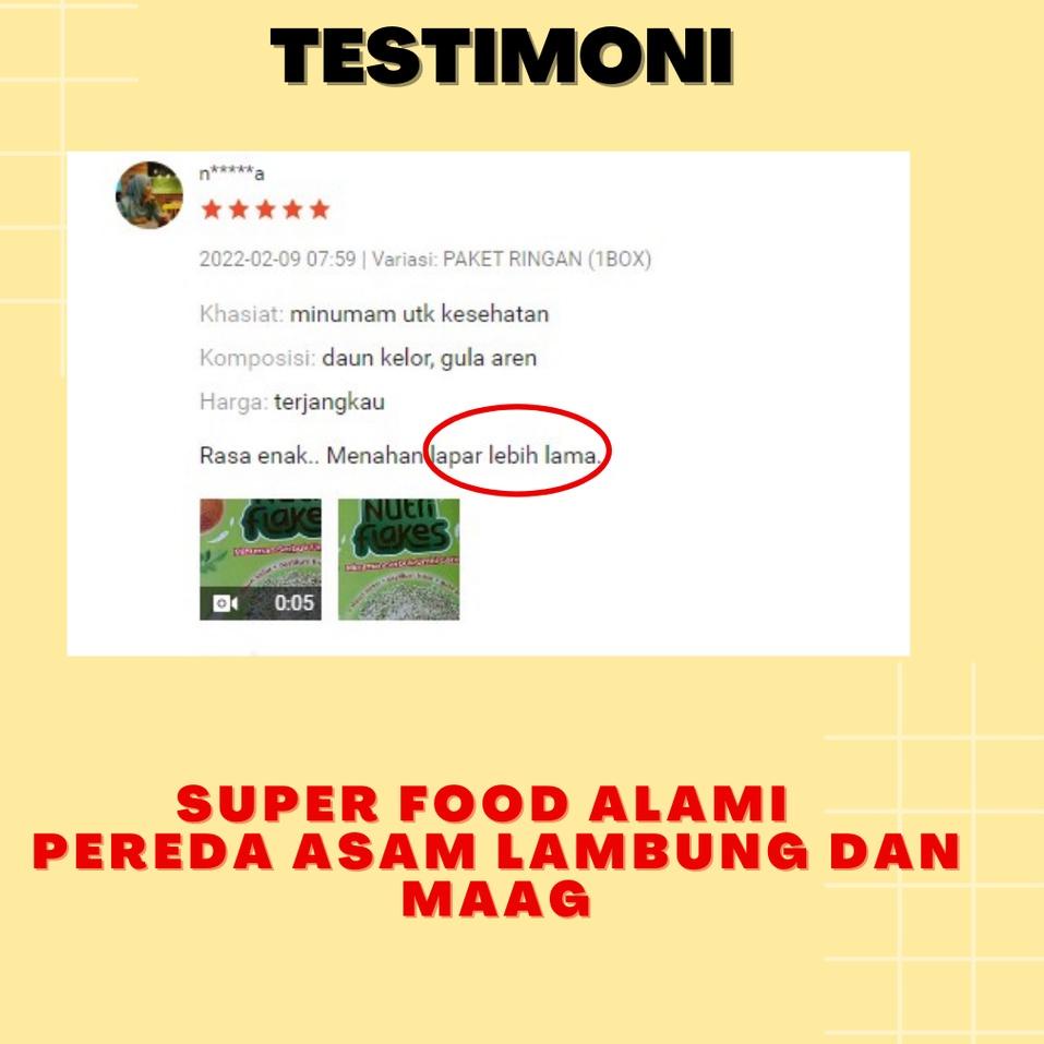 

ぇ NUTRIFLAKES [ ORIGINAL / READY STOCK ] SEREAL OAT UMBI GARUT ALAMI MENGATASI MAAG, ASAM LAMBUNG オ