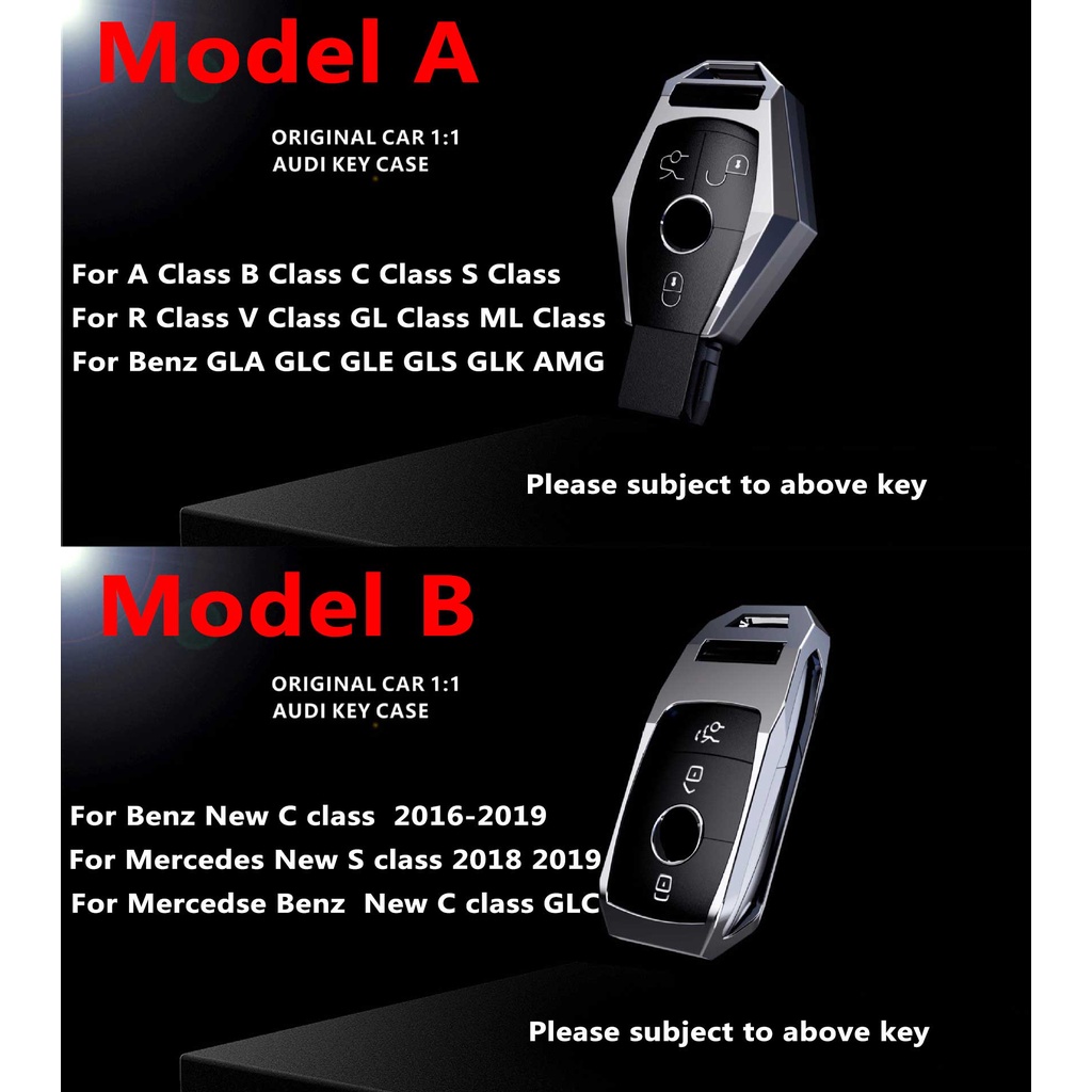 Case Kunci Remote Mobil Bahan Zinc Alloy Untuk Mercedes Benz E-Class W213 E200 E260 E300 E320