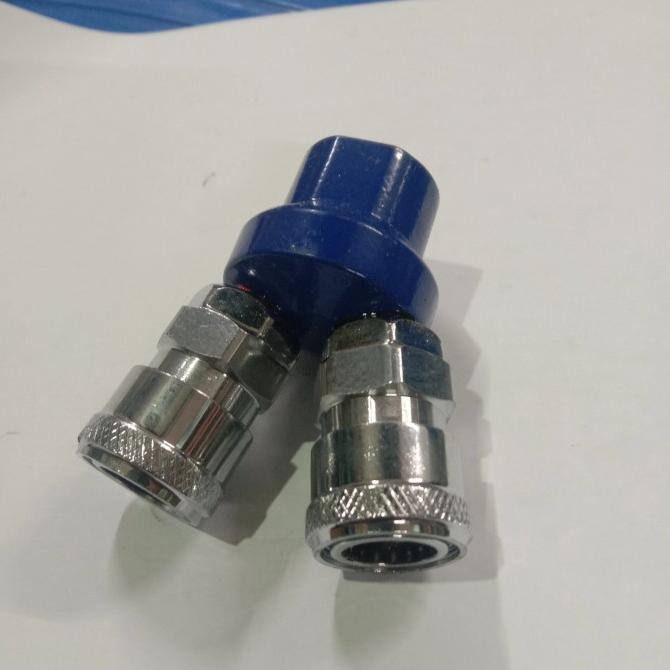 nepel kompresor / quikc Coupler angin cabang 2 wtwi74 Ayo Beli