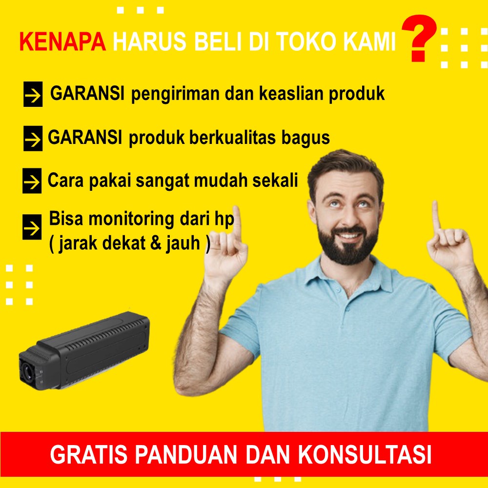 KAMERA TERSEMBUNYI MINI TANPA KABEL CAMERA CCTV MINI WIFI PENGINTAI KECIL SPY CAM HIDDEN CAMERA JS71