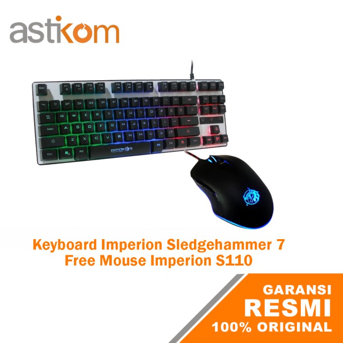 Keyboard Gaming Imperion Sledgerhammer 7 Free Mouse Imperion S110