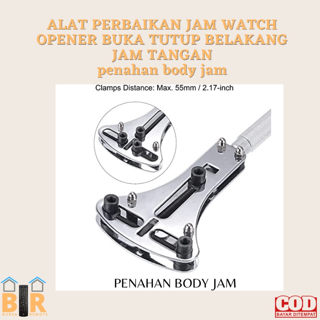 ALAT PERBAIKAN JAM WATCH OPENER BUKA TUTUP BELAKANG JAM TANGAN