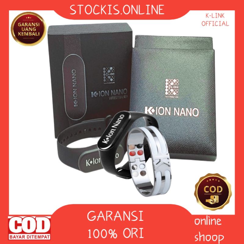 GELANG KESEHATAN K-ION NANO WRISTBAND K-ION NANO BRACELET