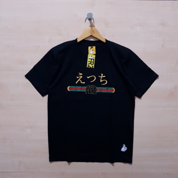 KAOS T SHIRT FR2 GUCCI TEE BLACK - M