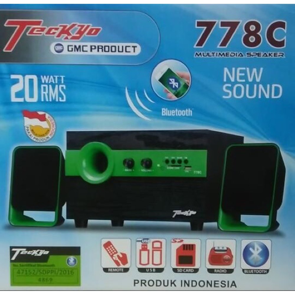 Speaker bluetooth usb memory teckyo 778C BT  Limited