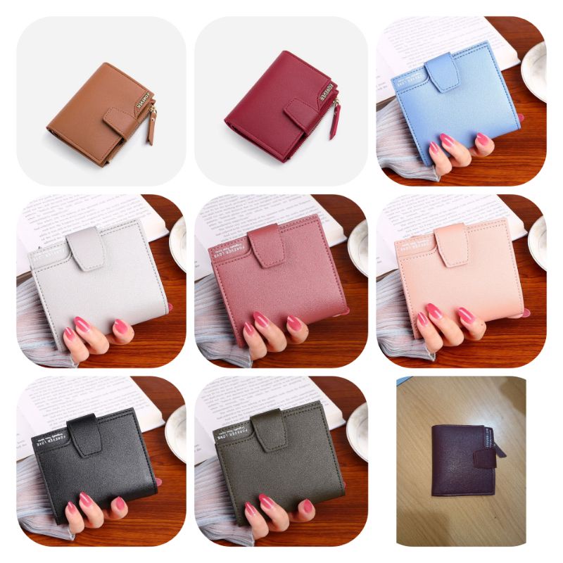 [ COD ] Dompet Lipat Wanita Import Fashion Korea / Dompet Mini Wanita / Dompet Pendek Wanita-5