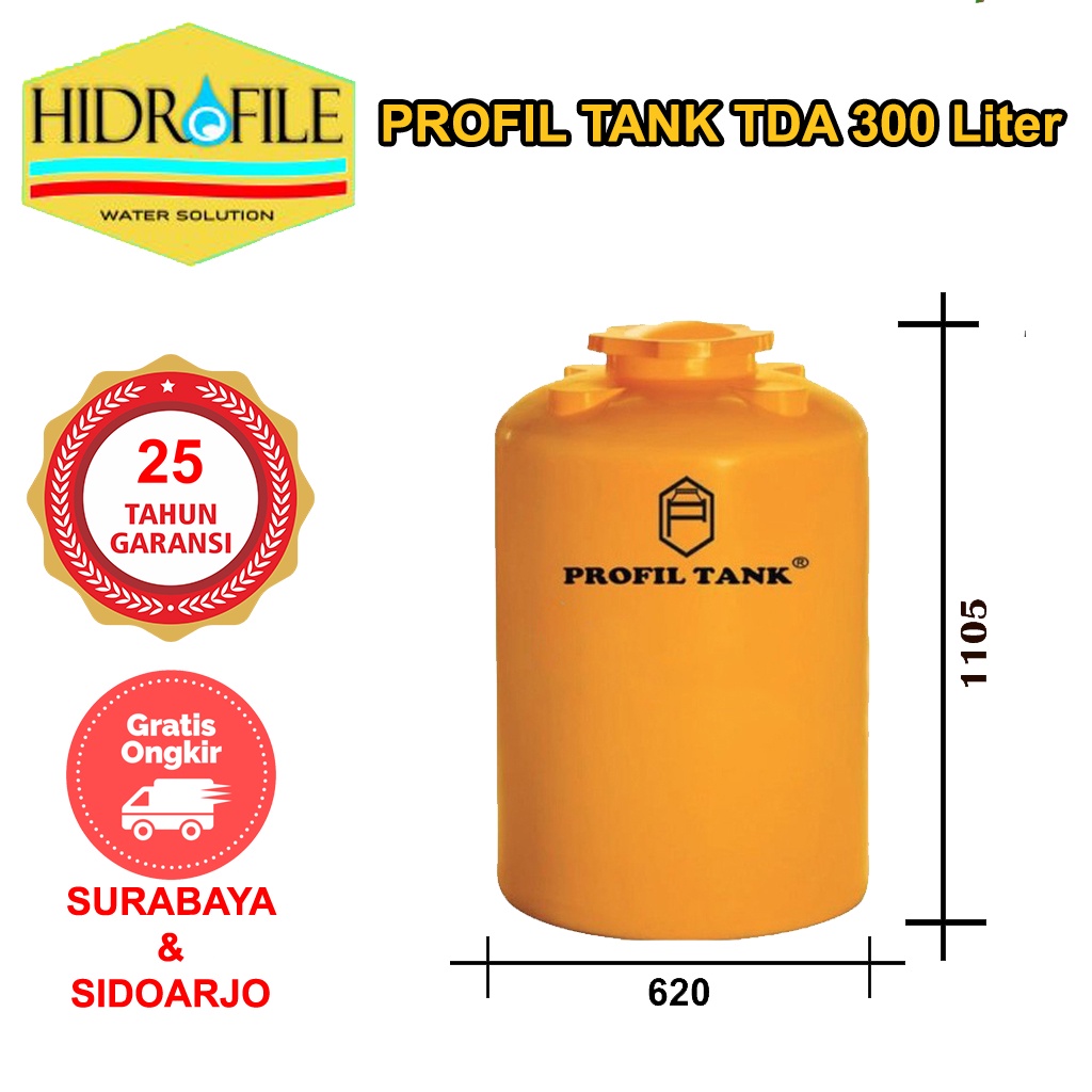 Jual Tandon Air Profil Tank Tda 300 Liter Shopee Indonesia 0900