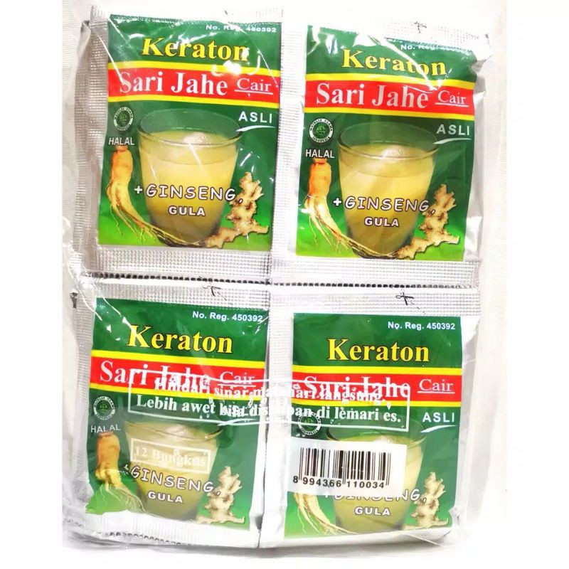 

Sari Jahe Keraton sachet