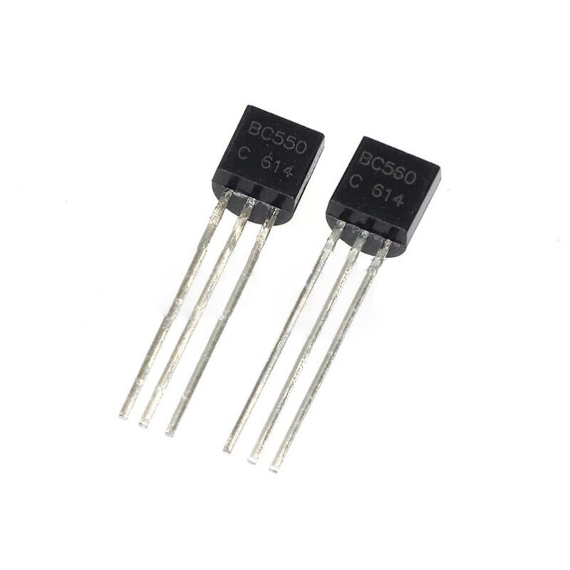 100pcs/lot BC550C BC560C Each BC550 BC560 TO92 Transistor DIP-3 45V 0.1A TO-92 