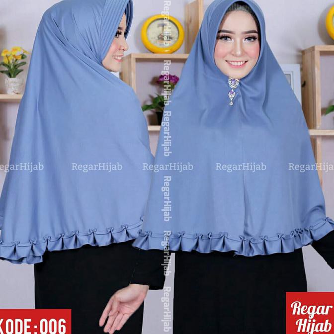 GROSIR kerudung QALISYA by regarcollection hijab bergo instan jilbab - TOSKA