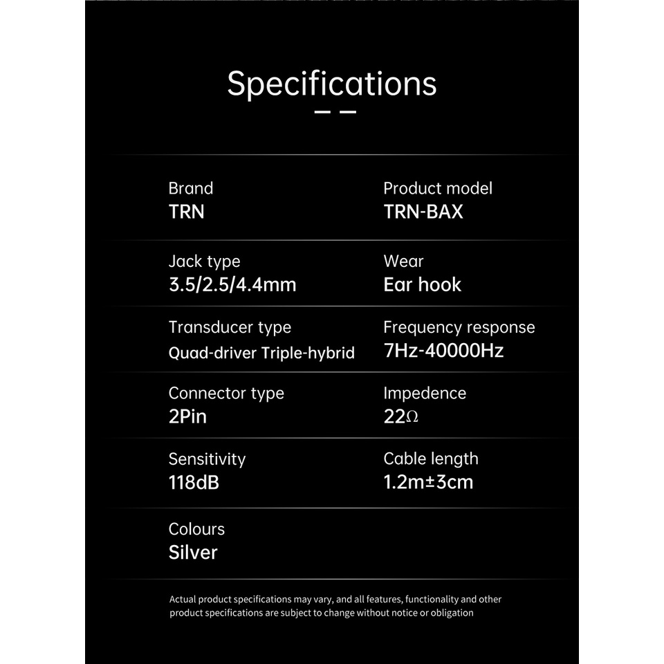 Trn BAX BA + 1DD + 2EST Earphone In Ear Hybrid IEM HIFI Bahan Logam Untuk Kirin V90 VXPRO