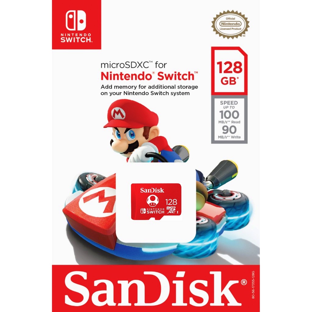 ⭐ MICRO SDXC CARD ⭐ for Nintendo Switch™ by SanDisk™ | aksesoris kaset cd game nintendo nitendo tend